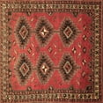 thumbnail image 1 of Ahgly Company Indoor Square Persian Brown Traditional Area Rugs, 7' Square, 1 of 4
