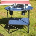 thumbnail image 5 of Camp & Go 2 x 2 x 2 ft Blue Fabric 28" Diameter Round Portable Table, 5 of 10