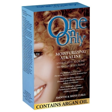 Moisturizing Alkaline Perm with Argan Oil, Moderate to Firm Curls, Fresh Scent, True-to-Rod Size Curls, Leaves Hair Shiny, Moisturized, and Manageable