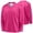 Pink, variant on Zpanxa Kids Solid Color V Neck Long Sleeve Athletic T Shirt Moisture Wicking Performance Top Unisex