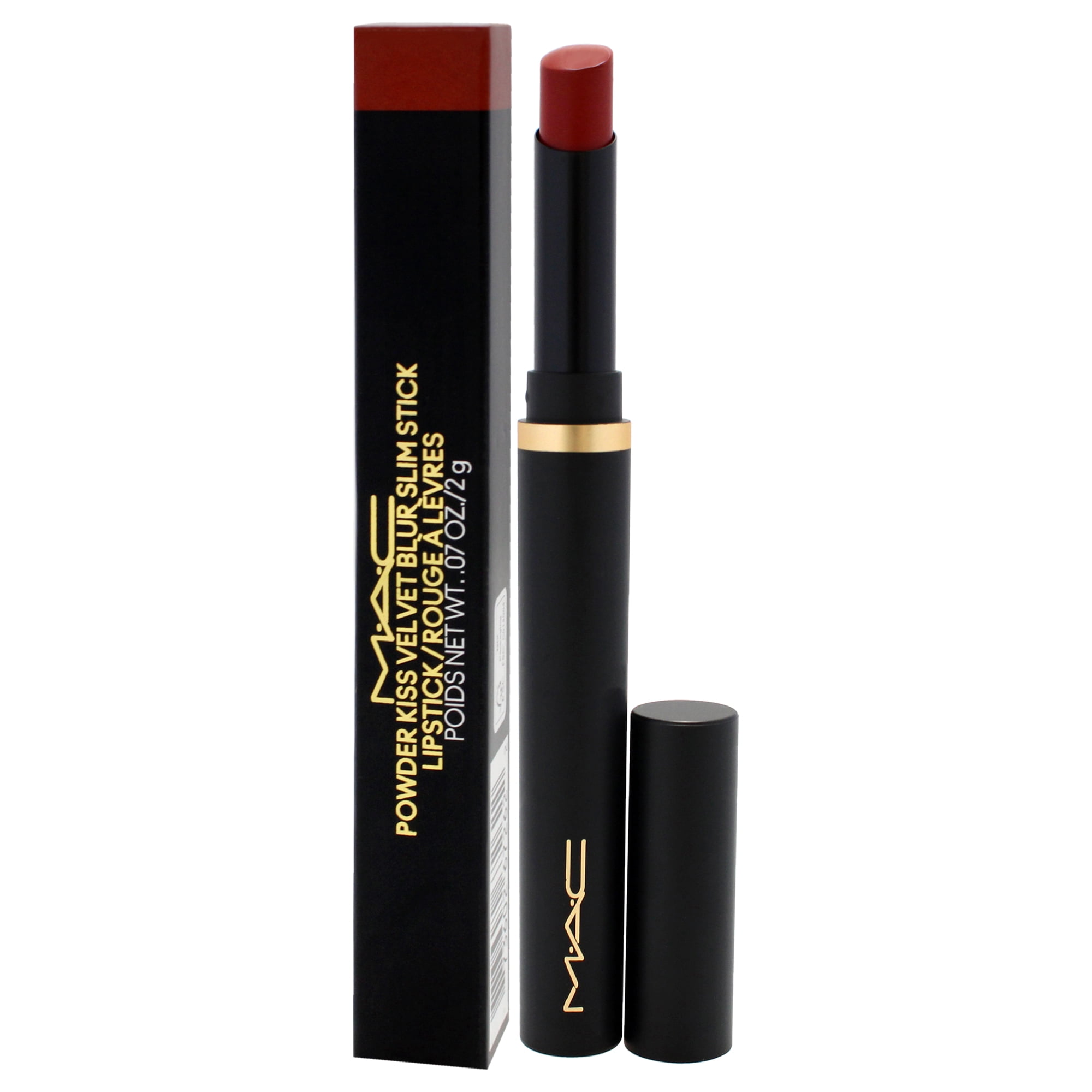 MAC Powder Kiss Velvet Blur Slim Stick - 885 Pumpkin Spiced , 0.7 oz Lipstick