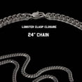 thumbnail image 3 of Collar con Cruz para Hombre - Collar Cristiano de Acero Inoxidable ‘con Clavos en la Cruz Gálatas 2:20', 3 of 5