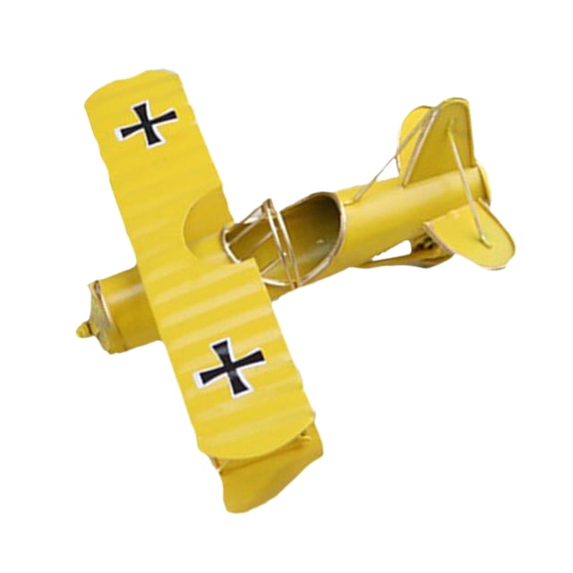 yuksok Fighter Model Diecast Metal Art Plane Models Yellow
