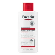 Eucerin Eczema Relief Cream Body Wash, Fragrance Free, 13.5 fl oz Bottle