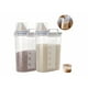 thumbnail image 1 of 2 Dispensadores De Cereal Herméticos Plástico Contenedores Xtellar blanco, 1 of 4