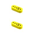 thumbnail image 1 of Riwesomey Soporte de escape para silenciador de coche de carreras, soporte de buje de goma Universal, montaje de 4 agujeros, ajuste de modificación de Amarillo 2piezas Riwesomey CBP384495, 1 of 6