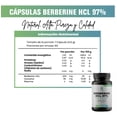 thumbnail image 3 of Berberina 600 Mg Hcl 97% Cúrcuma Piperina 60 Caps Sin Sabor, 3 of 9