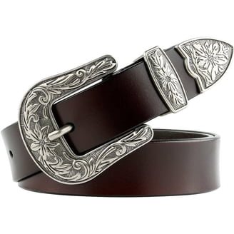 4 Pack Women\'s Leather Belts with Gold Buckle for Jeans Pants Dresses HOTWILL 4 Pack Women Skinny Belts for Jeans Dress Thin Waist  main image 2