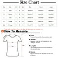 thumbnail image 4 of Baikeli Womens Clearance 3/4 Flare Sleeves Tunic Tops for Women Summer Solid Color Blouses Casual V-Neck Pullover Loose Button T-Shirts Womens Summer Tops 2024, 4 of 4