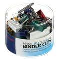 thumbnail image 5 of Officemate Binder Clips Metal Assorted Colors/Sizes 30/Pack 31026, 5 of 9