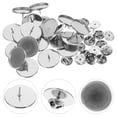 thumbnail image 2 of 20 sets of Sublimation Blank Pins DIY Button Badge DIY Jewelry Craft Making Decoration, 2 of 8