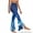 Flame Dark Blue, variant on Women's Flare Leggings Buttery Soft Flared Pants High-Waisted Bell Bottom Pants Tummy Control Workout Leggings for Girls Flared Yoga Pants, M, Pearl Colored Mermaid Scale