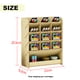 thumbnail image 2 of Organizador de lápices de madera con cajón, portalápices DIY, organizador de escritorio, material de oficina, 2 of 5