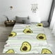 thumbnail image 5 of Balery Avocado of a Hear Manta de Felpa Suave y Acogedora – Cobija de Franela Aterciopelada para Cama, Lavable y Cálida para Sofá, Mascotas, Transpirable-80"x60", 5 of 7