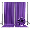 thumbnail image 1 of Telón de fondo ZEBMOON morado, 152 x 305 cm, satinado, 2 paneles, 1 of 6