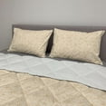 thumbnail image 2 of Beige Comforter & Sham Bedding Set, Abstract Floral Pattern with Leaves Swirls Spirals Pattern Ornamental Botany Theme, 3 pcs Duvet Set Microfiber Filling Quilt, 5 Sizes, Redwood Beige, by Ambesonne, 2 of 4