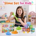 thumbnail image 4 of Slime Kit CHHQLZS Dinosaur Pack de 6 unidades para niños con limo no tóxico, 4 of 8