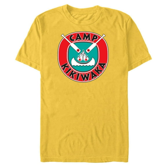Disney Channel Bunk'd Camp Kikiwaka - Short Sleeve Blended T-Shirt for Adults -Customized-Yellow