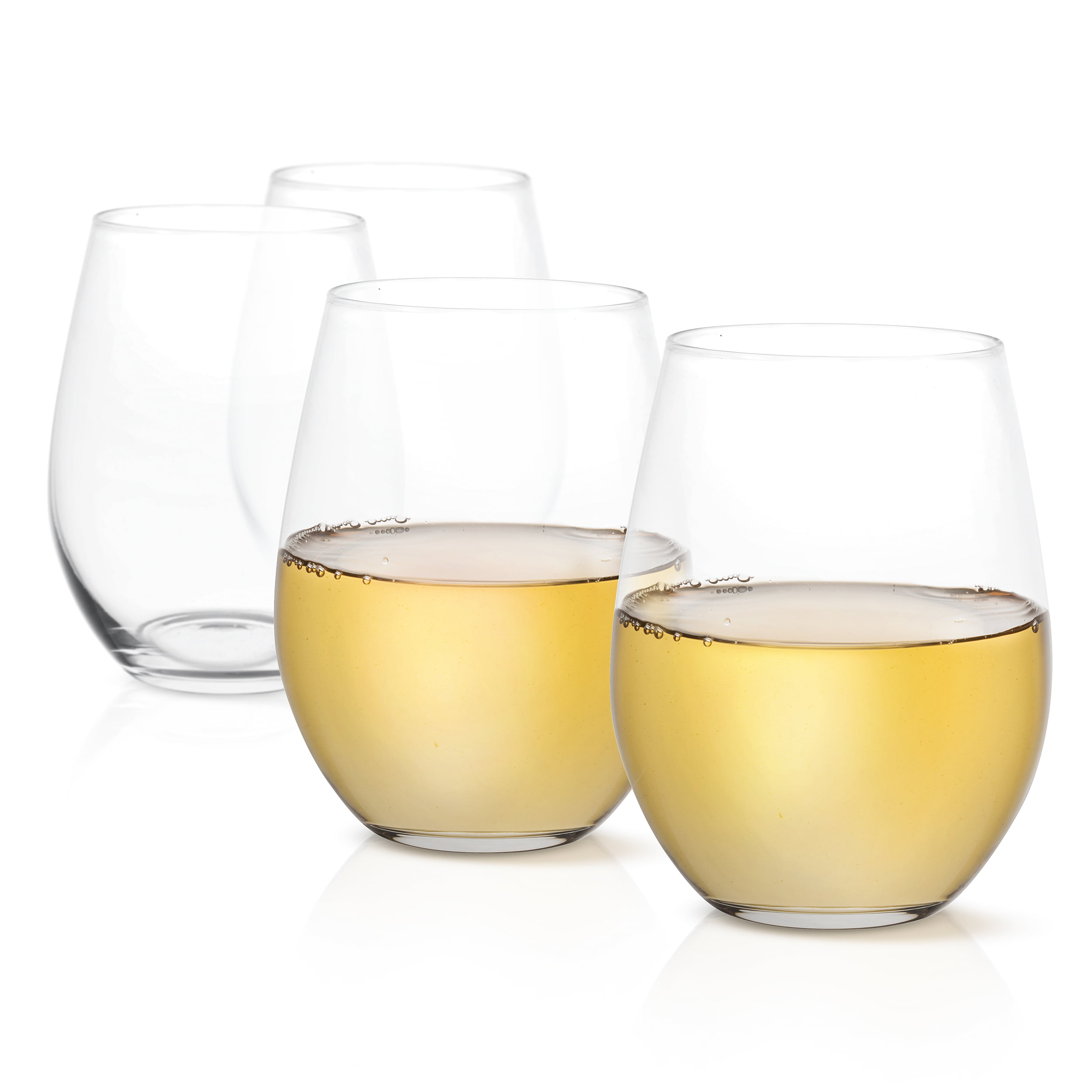  JoyJolt Windsor Gold Rim White Wine Glasses. Crystal Wine  Glasses Set of 2, 6 oz Wine Glasses Stemmed Wine Glass Set. Fancy Wine Glass  made in Europe. Modern Wine Glasses, Wine