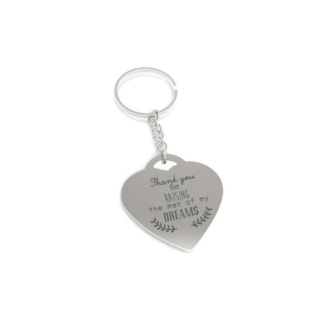 Thank You for Raising the Man of My Dreams Key Chain Gift for Mother in