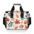 thumbnail image 7 of FORMRS Insulated Cooler Bag 24 Cans Capacity Soft Leakproof Lunch Box with Side Pockets, Hand Drawn Autumn Leaves, 7 of 7