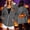 Gray, variant on Halloween Jackets for Women Cute Pumpkin Printed Full Zipper Drawstring Hooded Fashion Spooky Festival Jacket with Pockets Gray XXXL