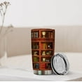thumbnail image 6 of Book Tumbler Library Travel Mug Book Gifts For Book Lovers Gifts For Book Lovers Women - Bookish Gifts For Readers - Reading Mug Bookish Mugs Stainless Steel Tumbler 20oz Coffee Tumbler With Lid, 6 of 7