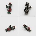 thumbnail image 2 of Pin de broche de patrón de de Navidad de aleación de cristal para mujer y decoración de ropa de muñeca, 2 of 9