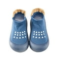 thumbnail image 6 of TAIAOJING Toddler Baby Sock Shoes Baby Walking Shoes Non- Breathable Slippers With Soft Rubber Sole Baby Boys Girls Sneakers Stylish Footwear 2-2.5 Years, 6 of 7