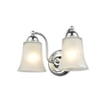 thumbnail image 2 of 9332-CH Millennium Lighting Abelia - 2 Light Bath Vanity-8 Inch Tall and 12 Inch Wide-Chrome Finish, 2 of 4