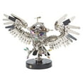 thumbnail image 2 of 700+PCS Nocturnal Owl 3D DIY Steampunk Metal Assembly Model with Lights - Mechanical DIY Metal Puzzle for Adult, Surrealistic Creative Trendy Ornament Gift for Enthusiast, 2 of 9