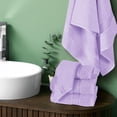 thumbnail image 2 of BELIZZI HOME Ultra Soft 6 Pack Cotton Towel Set, Contains 2 Bath Towels 28x55 inch, 2 Hand Towels 16x24 inch & 2 Wash Coths 12x12 inch, Ideal for Everyday use, Compact & Lightweight - Dark Purple, 2 of 7