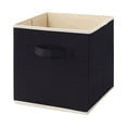 thumbnail image 1 of Saving Sale! Cameland Lidless Clothes And Toys OrganizerDesktop Storage BoxCloset DrawerNon-Woven Storage Box Black Style, 1 of 2