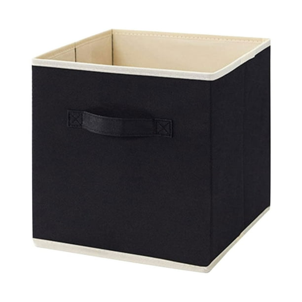Fiudx Organizador de Almacenamiento, Caja No Tejida de Gran Capacidad, Contenedor Plegable de Fácil Almacenamiento, Diseño de Asa Resistente, Ideal para Usar En El Armario de La Oficina En Casa, Perf