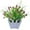 A, variant on Clearance! Artificial Plant Flowers Plastic Potted Flower Plants Fence Outside Home Porch Patio Patio Desk Decor