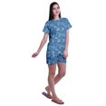 thumbnail image 3 of Moomaya Printed Tees Shorts Pajamas Set For Women Sleepwear Pjs For Girls, 3 of 6