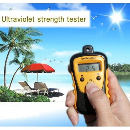 ELEOPTION High Precision UV Strength Tester UV Meter Photometer UV Detector Handheld LCD Light 1000U W/CM2 Widely Used in School Family UV Strength (Best Budget Light Meter)