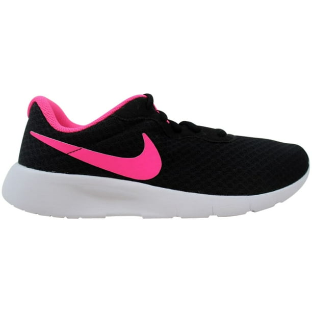 Nike Tanjun Black Hyper Pink White 818384 061 Grade School Size 6Y