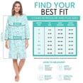 thumbnail image 7 of Casual Nights - Housecoats For Women, Snap Front Dusters For Women, Pure Cotton House Dresses For Elderly & Young with 2 Pockets, Mint Large, 7 of 7