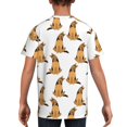 thumbnail image 5 of Wukai German Shepherd Dog Youth Unisex Short Sleeve T-Shirt for Boys, Girls, Teens, and Kids-X-Small, 5 of 7