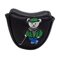 thumbnail image 3 of Cubierta de putter de mazo de golf Sunnimix Protector PU negro, 3 of 8