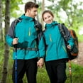 thumbnail image 2 of Mujeres 2 en un ejercicio Impermeable Chaqueta De Esquí Invierno Esquí Al Capa De Lluvia XXL, 2 of 9
