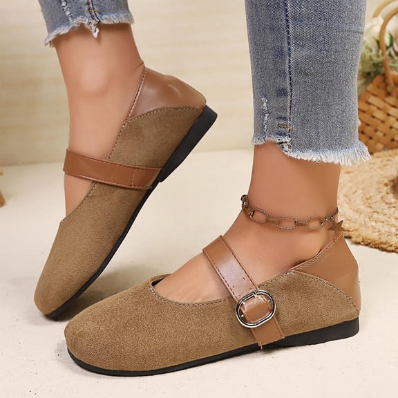 Xucatan Women's Gold Bar Loafers, Pointed Toe Slip On Flats, Cushioned Comfortable Casual Shoes for Spring Office Daily Gift