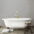 thumbnail image 2 of Eco Wallpaper Odin Grey Checkered Plaid Wallpaper, 20.9-in by 33-ft, 57.5 sq. ft, 2 of 2