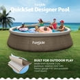 thumbnail image 4 of Funsicle 14' x 36" QuickSet Inflatable Ring Top Outdoor Above Ground Pool w/Pump, 4 of 6