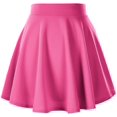 thumbnail image 2 of Women's Basic Flared Casual Mini Skate Skirt Versatile Stretchy, 2 of 8