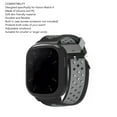 thumbnail image 3 of Bracelet de Montre de Remplacement avec Boîtier pour Honor Watch 4 en Silicone PC à Multiples Trous, Bracelets de Protection Ajustables, 3 of 8