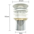 thumbnail image 5 of Clearance Faucets under $5,Basin Up Waste For Basin 1 Standard-G Waste Basin For -Plated Without DrainS Overflow Overflow Copper Without DrainS Universal Automatic Tools & Home Improvement, 5 of 6