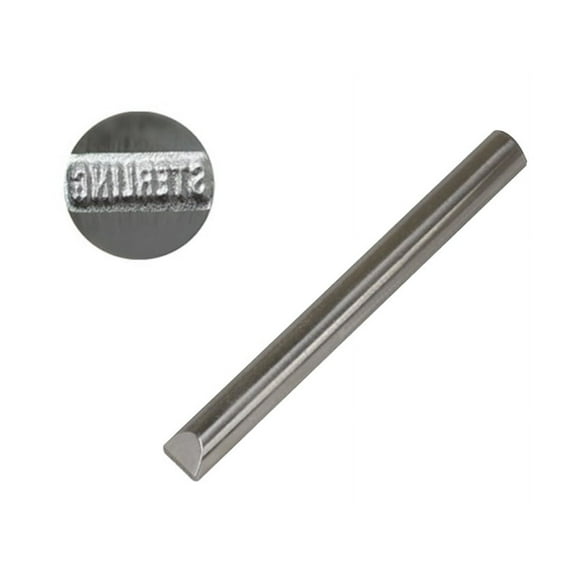 1 MM Jewelers Steel Punch "STERLING" Straight Silver Jewelry Making Metal Stamp - STMP-0068