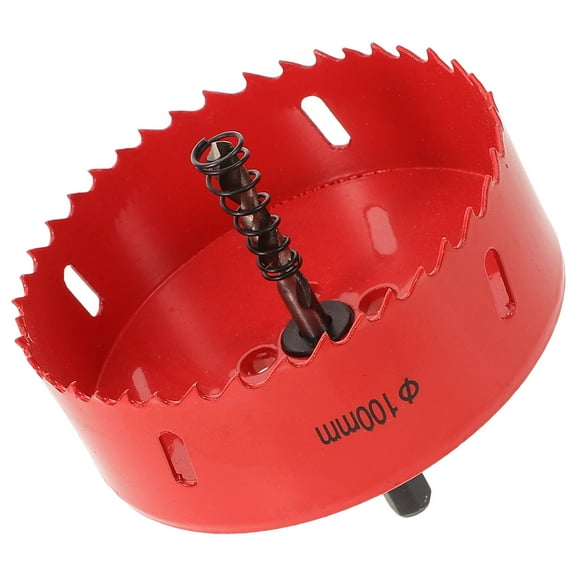 Minkissy Highspeed Red Bimetal Hole Saw Bit for Versatile Cutting Tool for Home Use 2.5 Inch